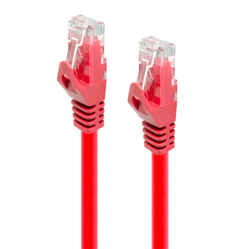 High-Speed Red CAT6 Ethernet Cable 50ft - 1000Mbps, 550MHz, RJ45, UTP, LAN, Internet, Gaming, Streaming - Perfect for Home Office, Gaming Setup & Network Installations