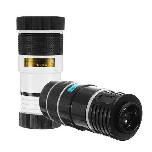 8X Zoom Optical Telescope Camera Lens with Manual Focus - Telephoto Lens for Smartphones & Tablets - Perfect for Bird Watching, Travel Photography, and Outdoor Adventures