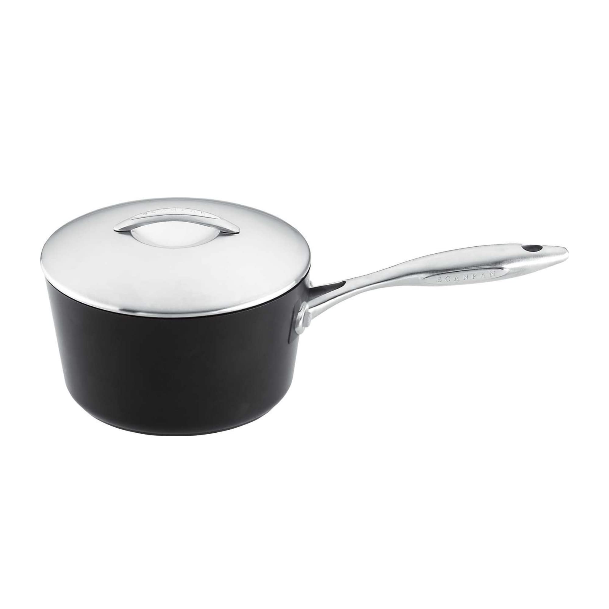 SCANPAN Professional 3.25 Quart Nonstick Saucepan with Lid - Premium Danish Cookware - Dishwasher, Oven & Metal Utensil Safe - Perfect for Sauces, Soups & Stews - Ideal for Home Chefs & Professional Kitchens