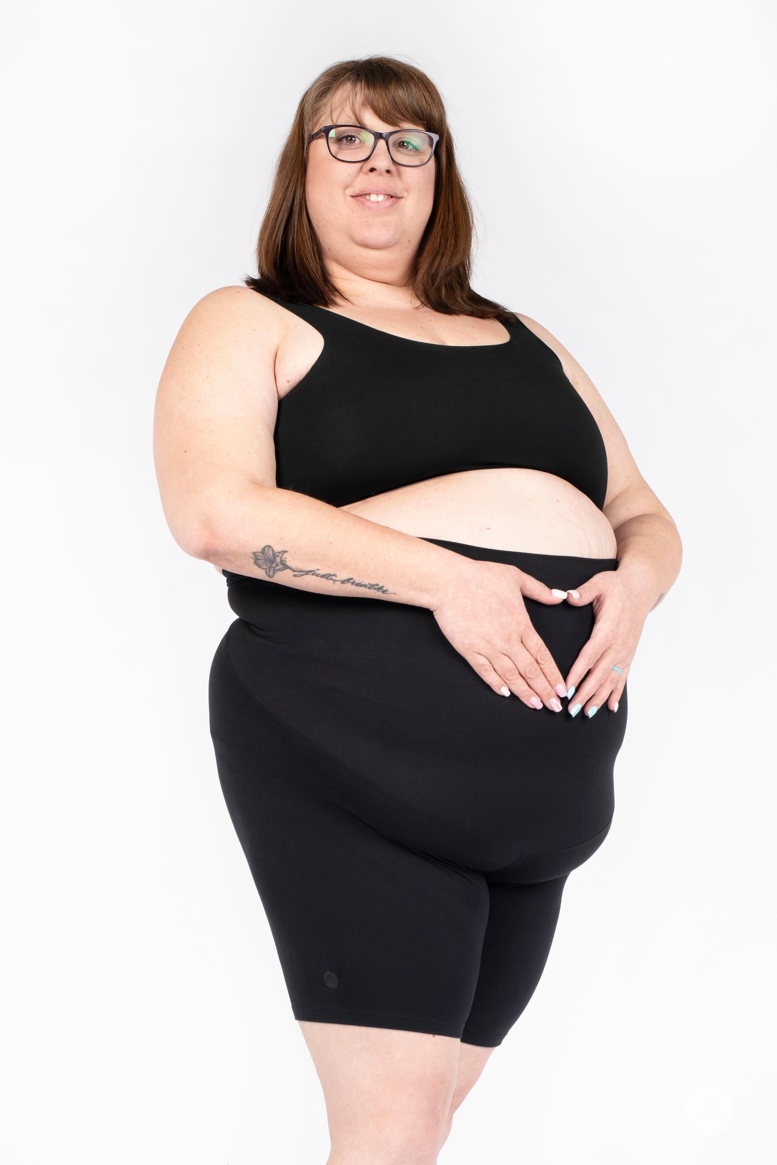 Best Maternity Biker Shorts for Pregnancy - High Waisted Stretchy Workout Shorts for Women - Perfect for Yoga, Running & Lounge Wear