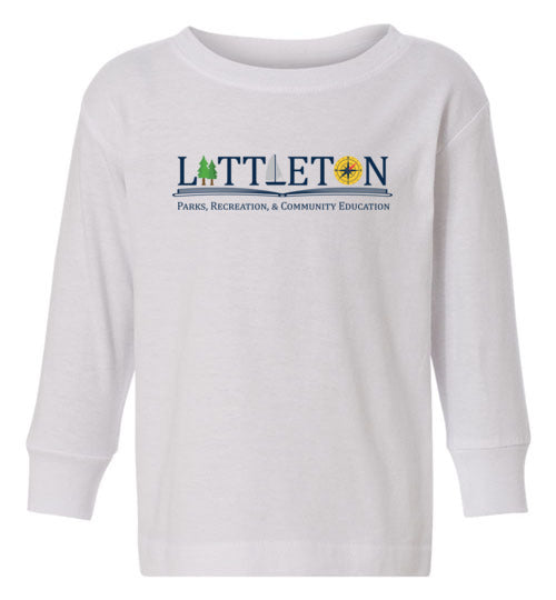 Littleton Park & Rec Toddler Long Sleeve T-Shirt - Soft Cotton Kids Shirt for Boys & Girls - Perfect for Playdates, Preschool & Outdoor Activities
