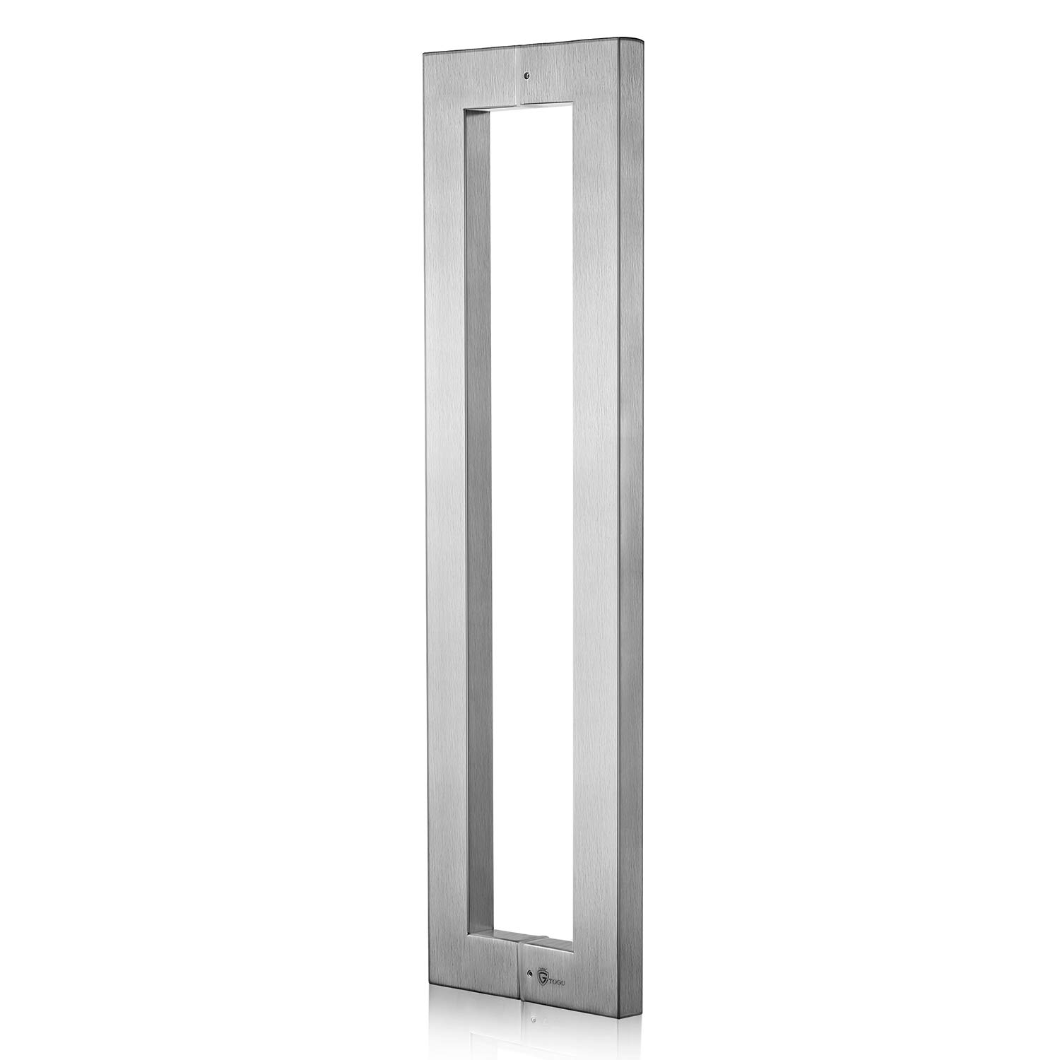 TOGU TG-6013 60-Inch Heavy-Duty Commercial Grade 304 Stainless Steel Push Pull Door Handle - Barn Door Pull & Glass Pull Handle with Brushed Finish - Perfect for Sliding Barn Doors, Glass Entryways & Commercial Buildings