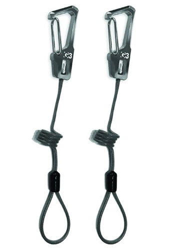 G3 Coiled Ski Leash - Durable & Adjustable Safety Strap for Skiing & Snowboarding - Perfect for Alpine & Backcountry Adventures