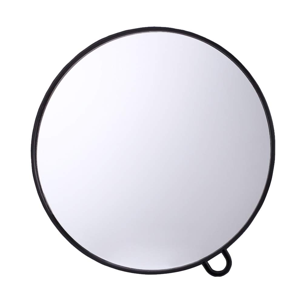 Lurrose Hanging Locker Mirror with Hook - Portable Round Handheld Mirror for Bathroom, Bedroom, Salon & Travel - Cruise Mirror, Shower Mirror - Perfect for Home Decor, Makeup, and Compact Spaces