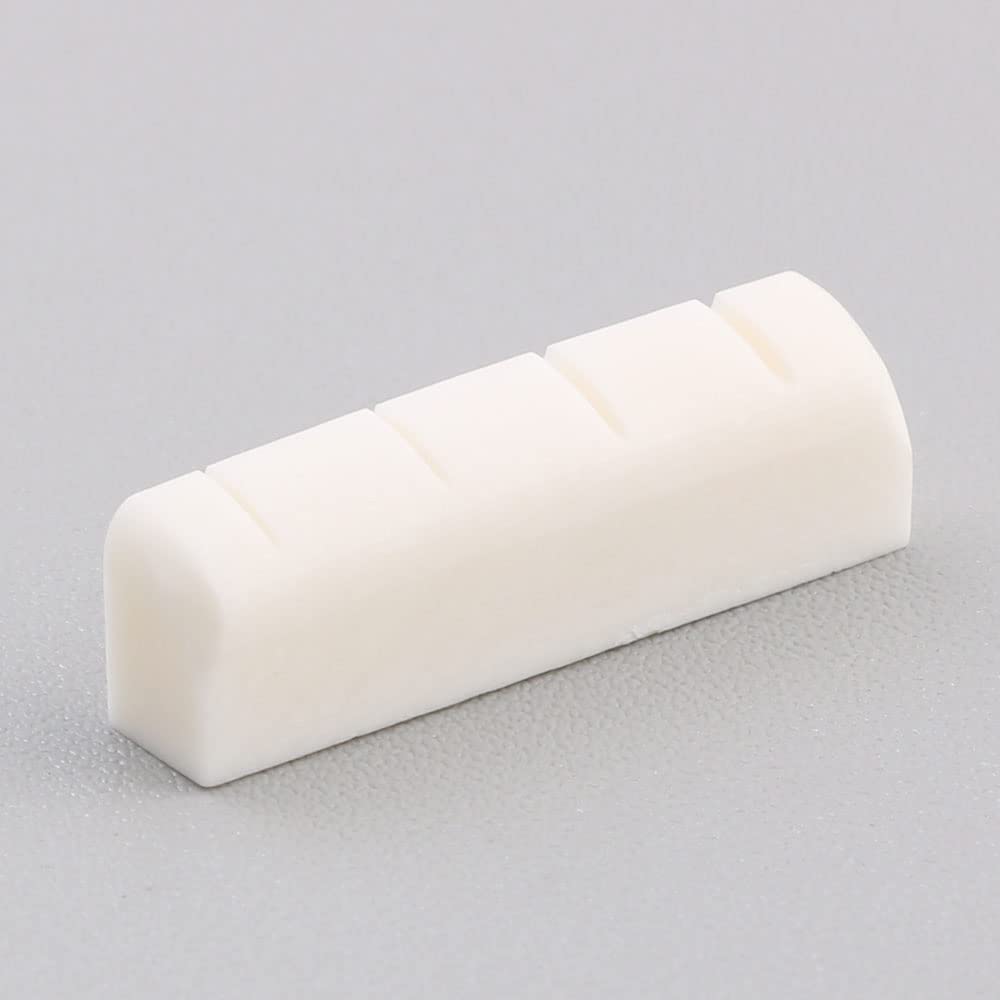 Premium Bone Banjo Top Nut & 5th String Nut for 5-String Banjo - Perfect for Replacement & Professional Setup - Ideal for Bluegrass, Folk & Country Musicians