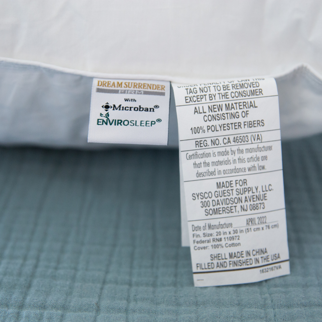 Envirosleep Dream Surrender Firm Pillow - Supportive Memory Foam Pillow for Side & Back Sleepers - Perfect for Neck Pain Relief & Better Sleep