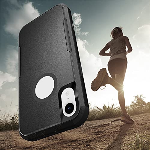 Custom iPhone XR Phone Case - Shockproof, Scratch-Resistant, 3-Layer Heavy Duty Protection with Multi-Photo Personalization | Perfect Protective Gift for Travel, Work & Everyday Use | Black