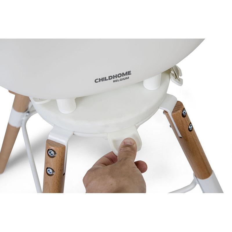 EVOLU ONE 80° Adjustable & Swivel High Chair for Babies - Convertible Toddler Feeding Seat with 360° Rotation for Home & Restaurant Use