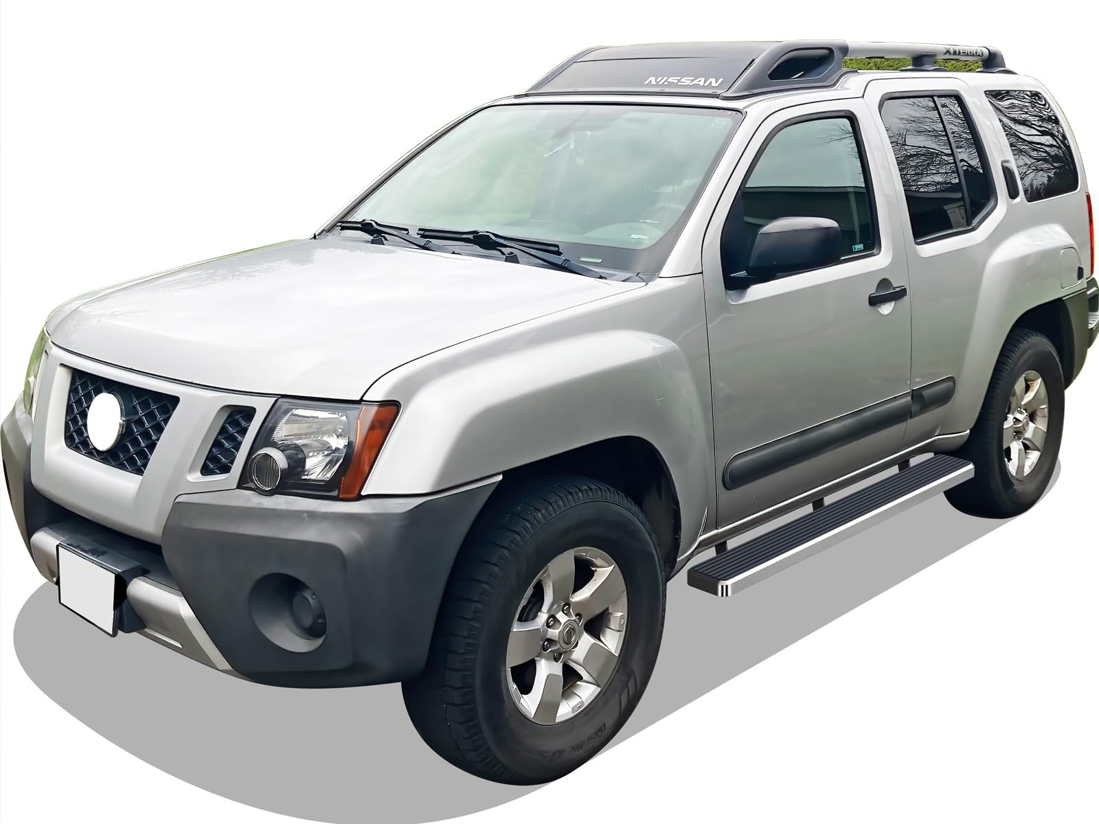 304 Stainless Steel Running Boards Side Steps for Nissan Xterra 2005-2015 - 6 Inch Silver Nerf Bars for Off-Road & Daily Driving Protection