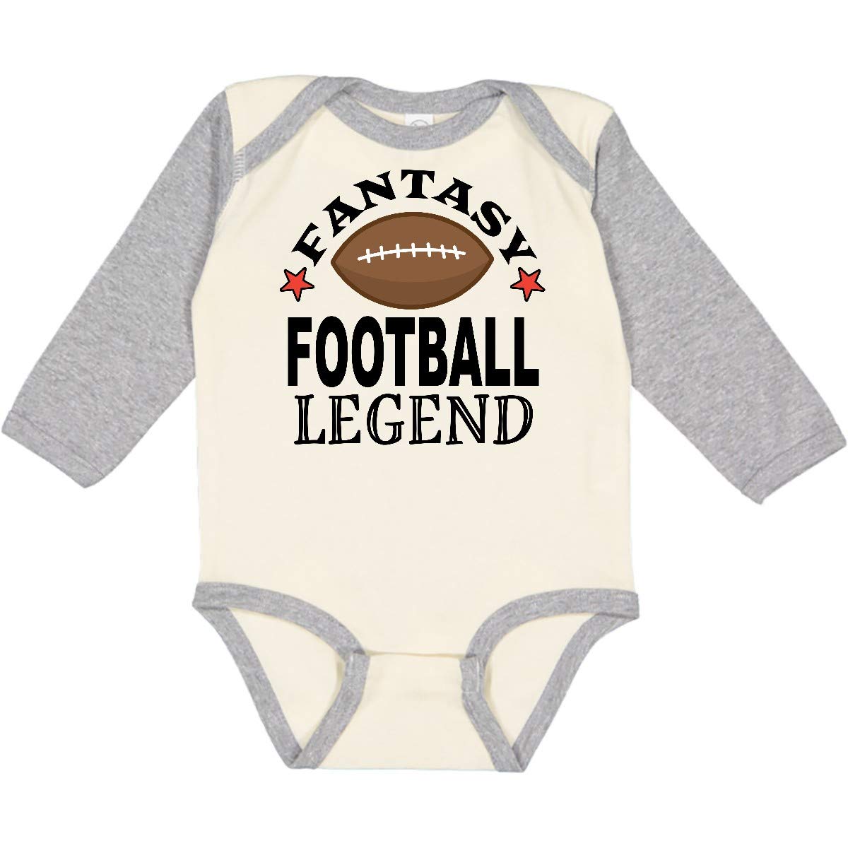 Inktastic Fantasy Football Legend Sports Long Sleeve Creeper - Comfortable Athletic Shirt for Football Fans, Players & Coaches - Perfect for Game Day, Training & Casual Wear