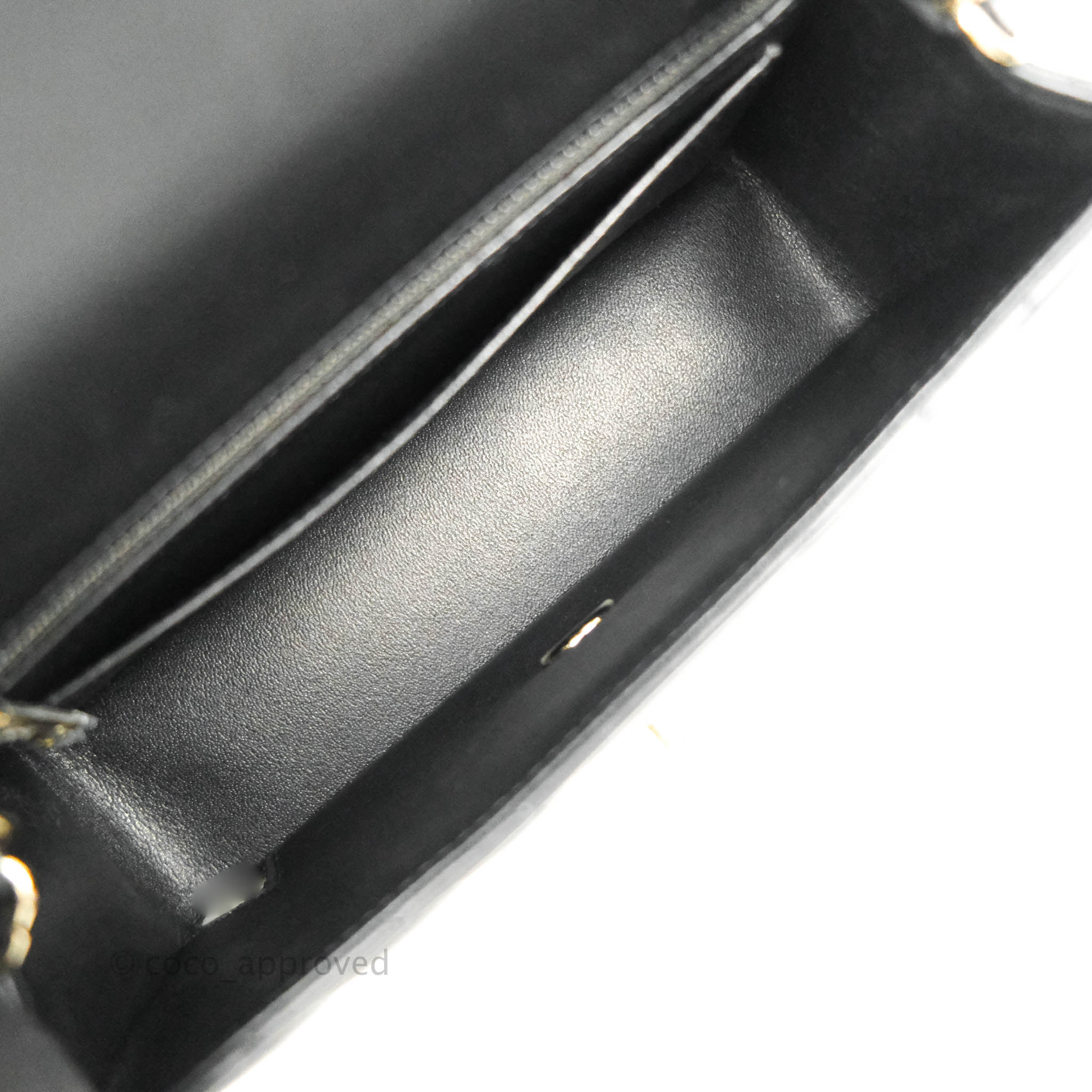 Chanel Chevron Mini Rectangular Flap Bag in Black Lambskin with Gold Hardware - Luxury Crossbody Purse for Women, Perfect for Evening Events & Date Nights