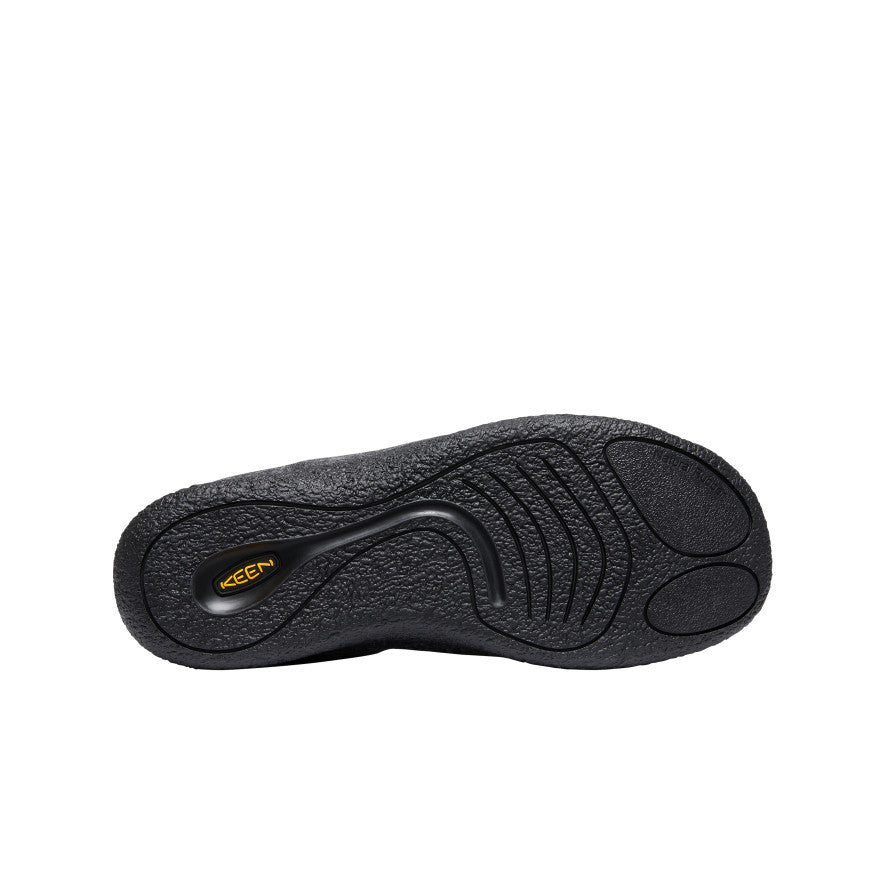 Men's Howser III Slide Sandals - Charcoal Grey Felt & Black | Comfortable House Slippers for Indoor/Outdoor Wear, Perfect for Home, Gym, and Poolside