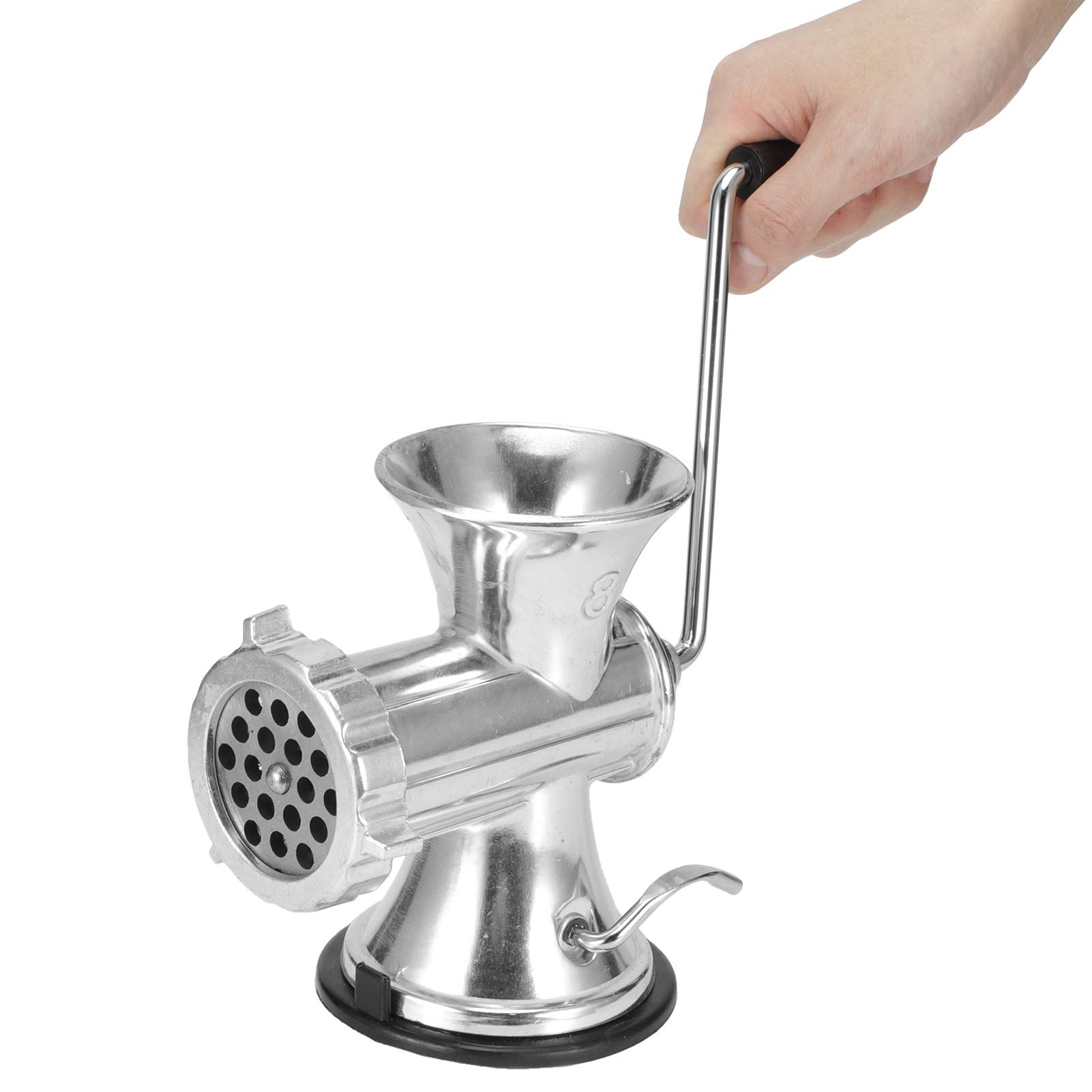 Manual Meat Grinder - Hand Crank Mincer & Sausage Stuffer | Heavy Duty Meat Processor for Ground Beef, Sausage Making & Food Prep | Perfect for Home Kitchens, Camping & Outdoor Cooking