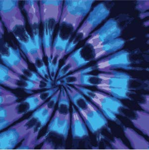 Blue Tie Dye