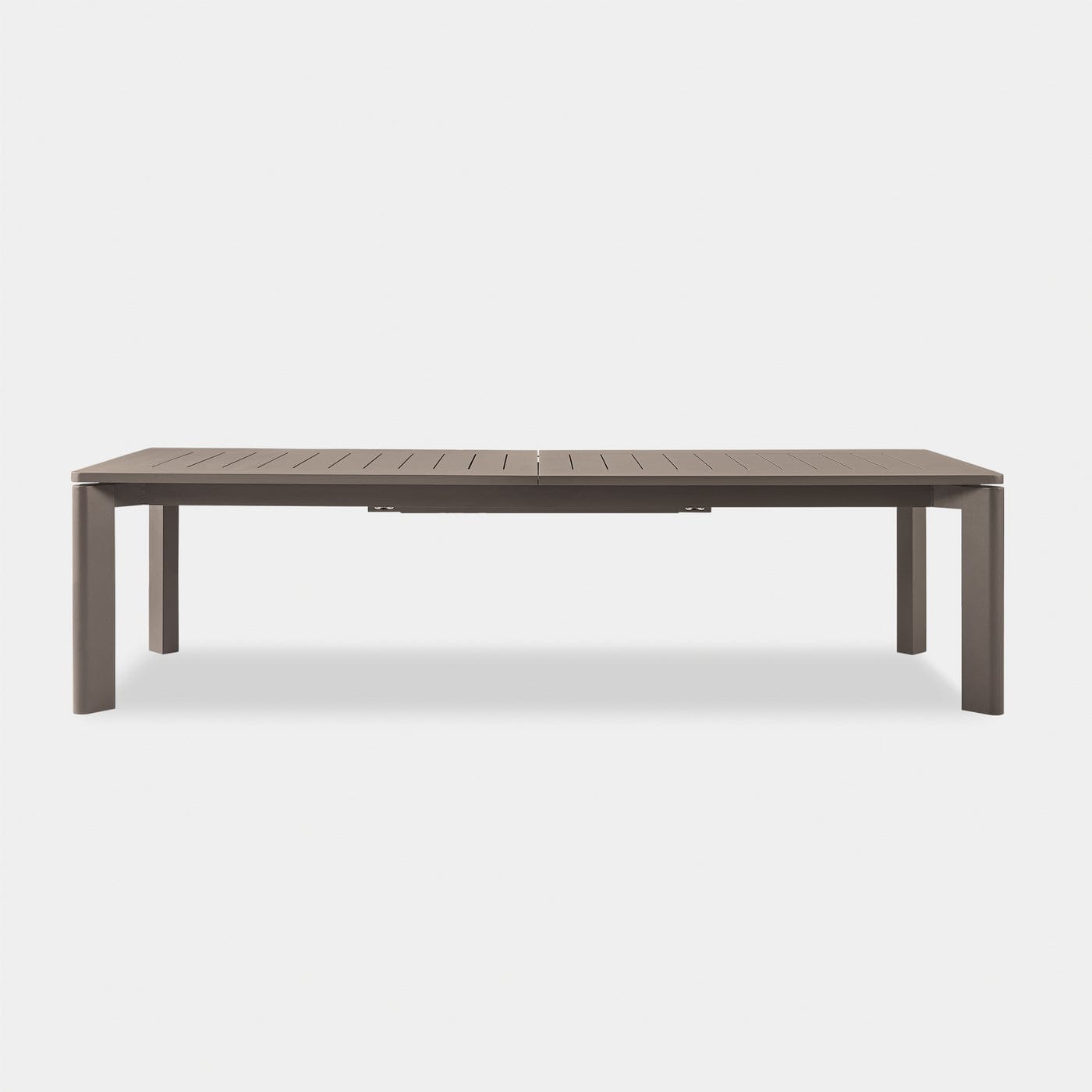 Byron Extendable Aluminum Dining Table - Expandable for 6 to 10 Guests - Perfect for Indoor/Outdoor Entertaining, Small Spaces & Family Gatherings