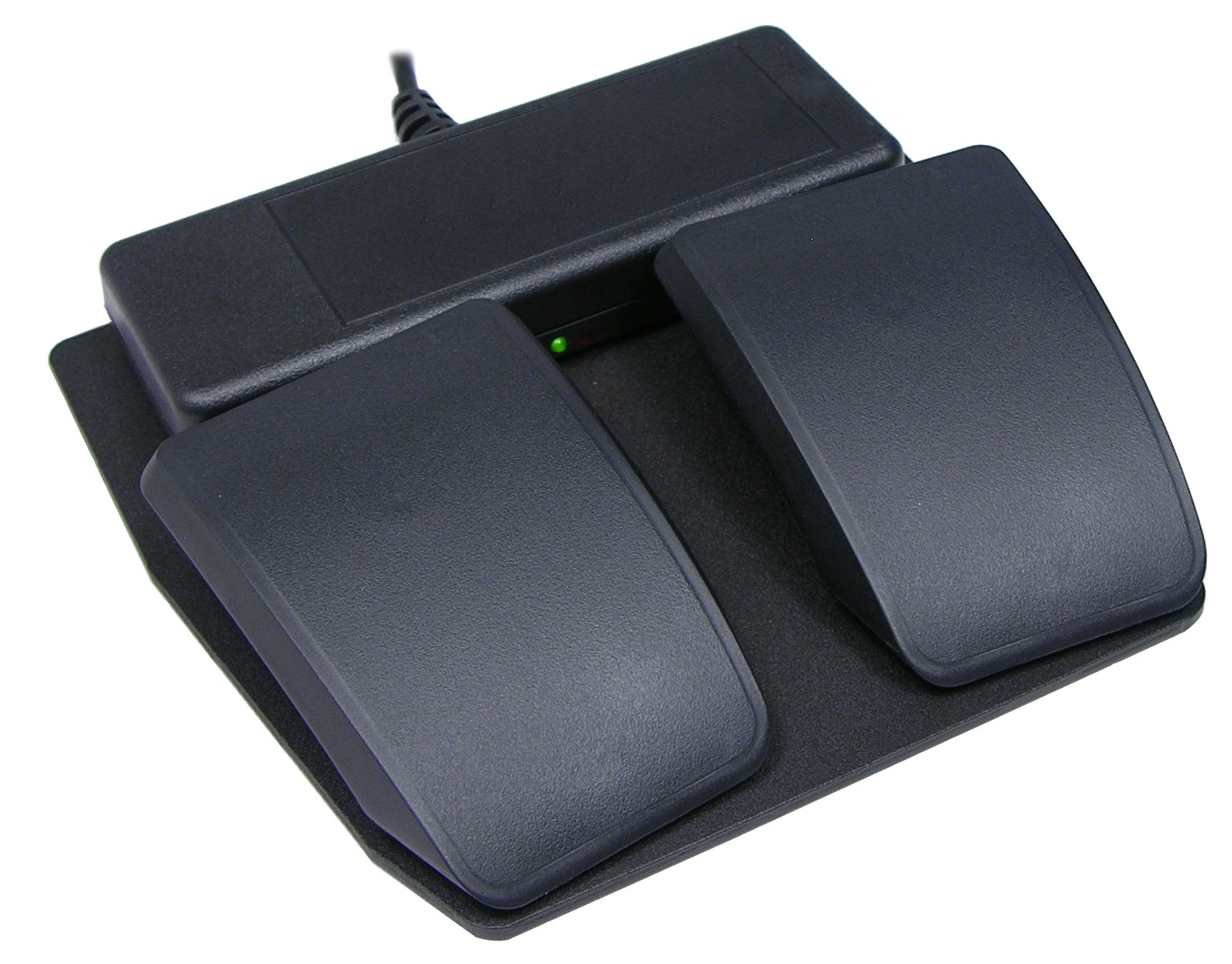 KINESIS FS22A-JSB JSB Dual Foot USB Switch - Hands-Free USB Foot Pedal for Gaming, Transcription & Accessibility - Perfect for Gamers, Streamers & Office Work