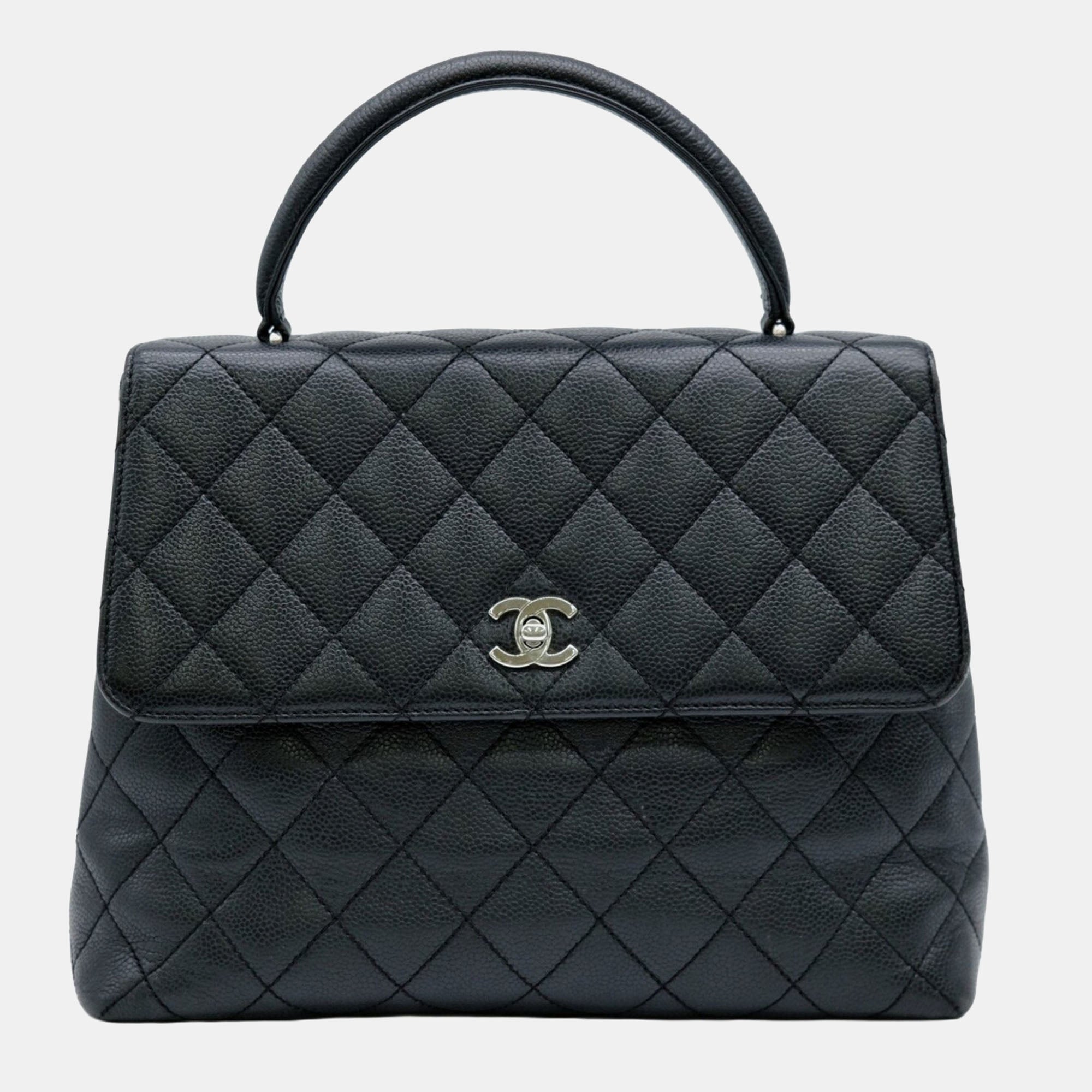 Luxury Black Leather Kelly Top Handle Bag for Women - Elegant Designer Handbag for Work, Parties & Daily Use