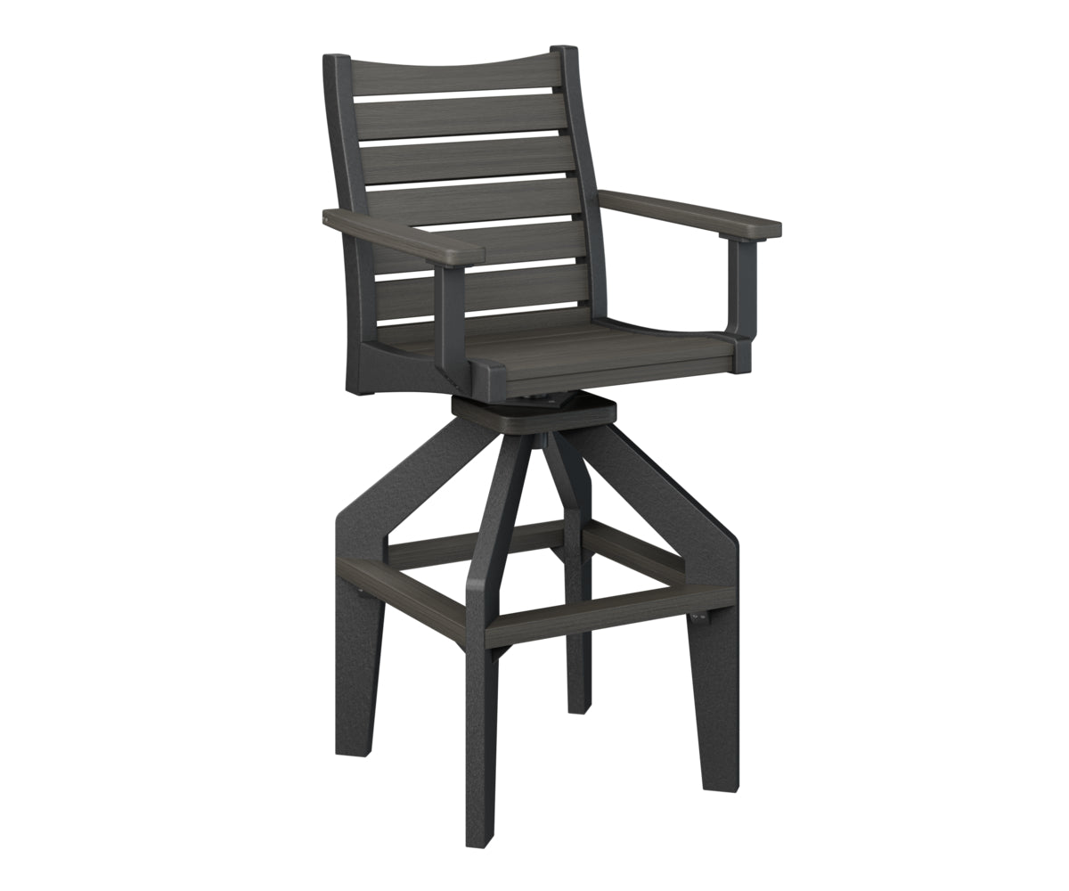 Berlin Gardens Bristol Swivel XT Chair - Heavy Duty Outdoor Patio Dining Chair with 360° Rotation, Weather-Resistant & Comfortable - Perfect for Backyard, Deck, Garden, and Poolside Relaxation