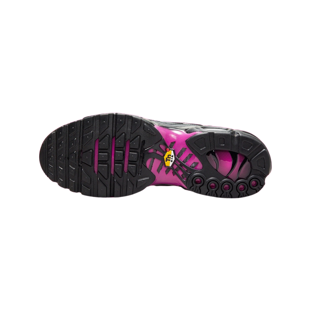Nike Air Max Plus Running Shoes - Black, Metallic Silver & Pink | Men's & Women's Athletic Sneakers for Gym, Jogging & Casual Wear