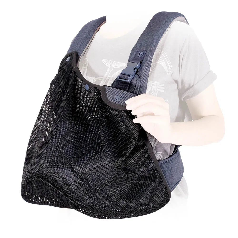Hug Pack Dog Sling Carrier - Adjustable Pet Carrier for Small Dogs & Cats, Comfortable Hands-Free Design, Blue Jeans - Perfect for Travel, Hiking & Outdoor Adventures