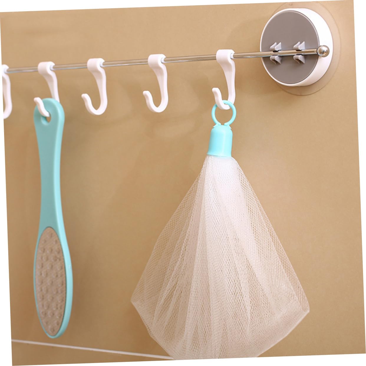 6-Pack Soap Pouches for Enhanced Lather - Wall Mountable & Durable Bath Accessories - Perfect for Shower, Travel & Gym Use