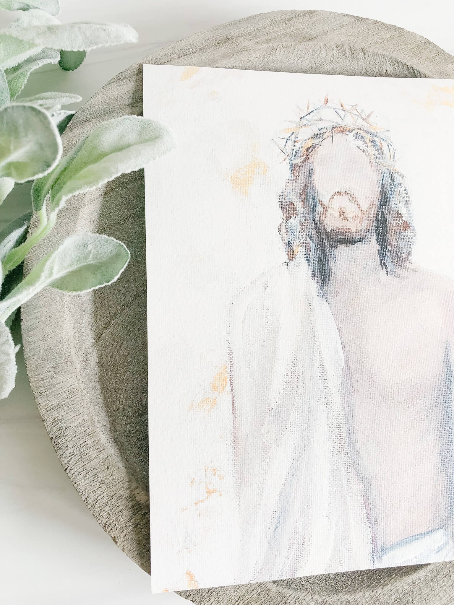 Beautiful Crown of Thorns Print - Religious Wall Art Decor for Home, Church & Office - Perfect for Easter, Lent & Christian Holidays