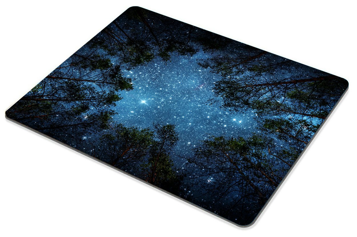 Stunning Milky Way & Trees Mouse Pad - Non-Slip Rubber Gaming Mousepad with Sublime Nature Design | Perfect for Office, Home & Gaming Setup