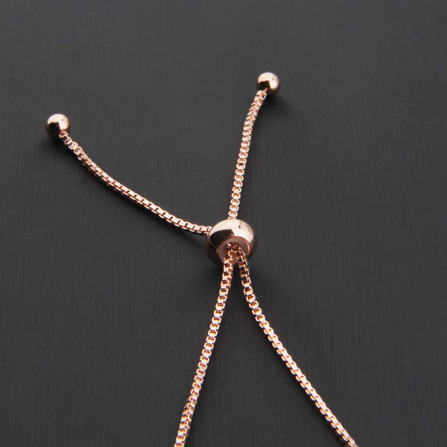 ENSIANTH Rose Gold Zodiac Sign Adjustable Bracelet for Women - Personalized Birthday Gift, Dainty Charm Jewelry for Everyday Wear & Special Occasions
