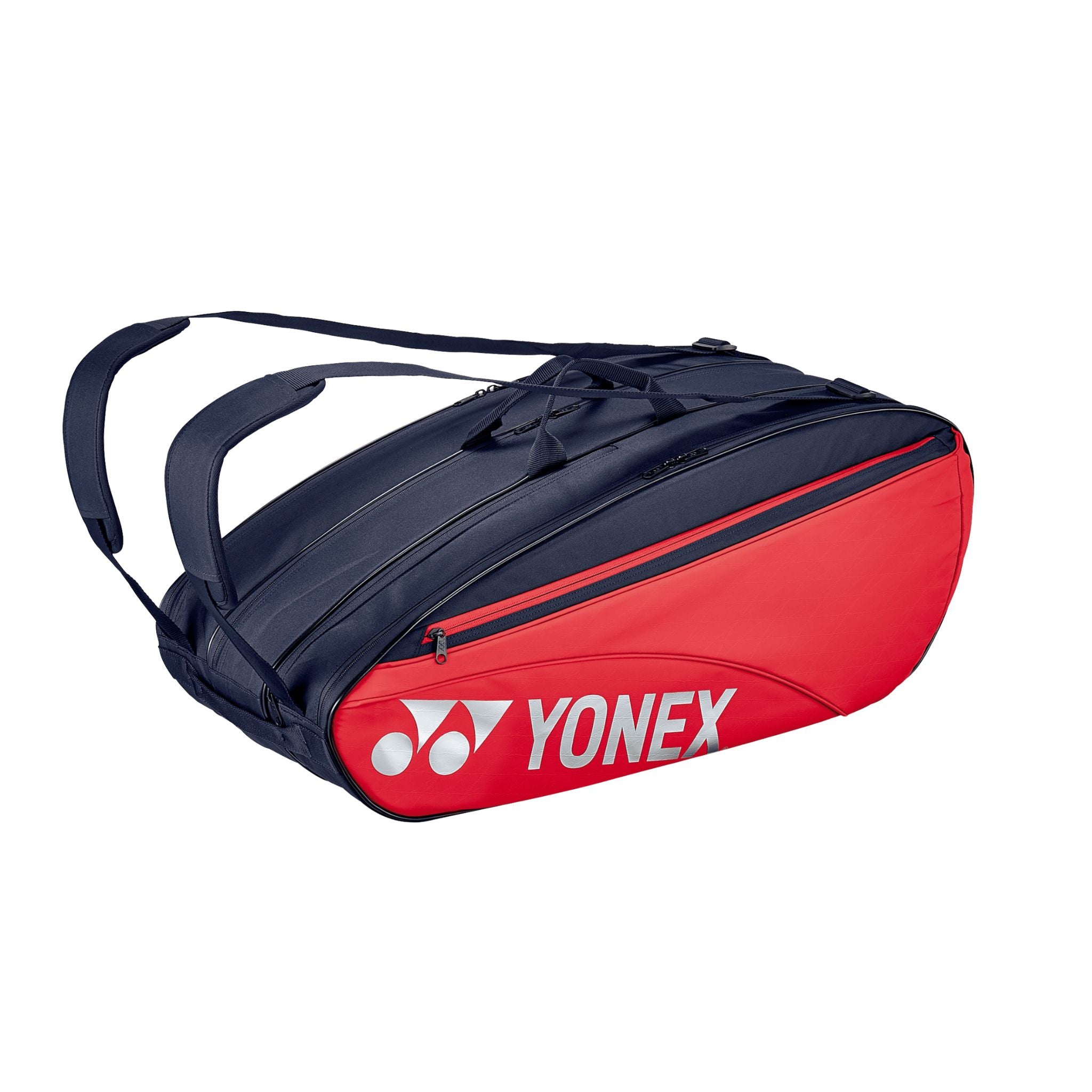 Yonex BAG42329EX 9-Piece Team Tennis Racket Bag - Scarlet Red | Perfect for Tennis Teams, Tournaments & Training Sessions