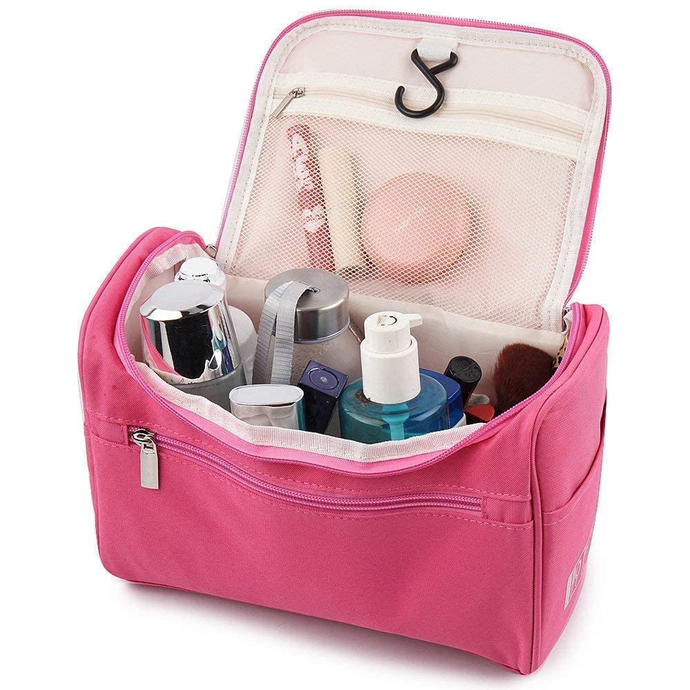 SKOFRI Hanging Toiletry Bag - Large Waterproof Travel Cosmetic Organizer for Men & Women | Portable Shower Bag with Multiple Pockets | Perfect for Camping, Gym & Business Trips