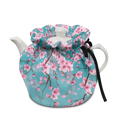 Pink Blossom Cherry Blue