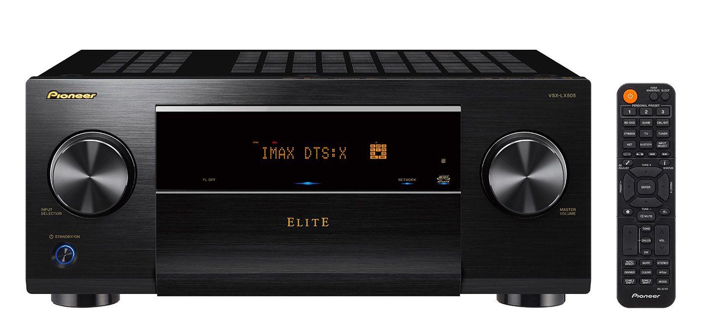 Pioneer Elite VSX-LX505 9.2 Channel AV Receiver - 8K Ultra HD, Dolby Atmos, IMAX Enhanced - Home Theater Audio System for Movies, Music & Gaming