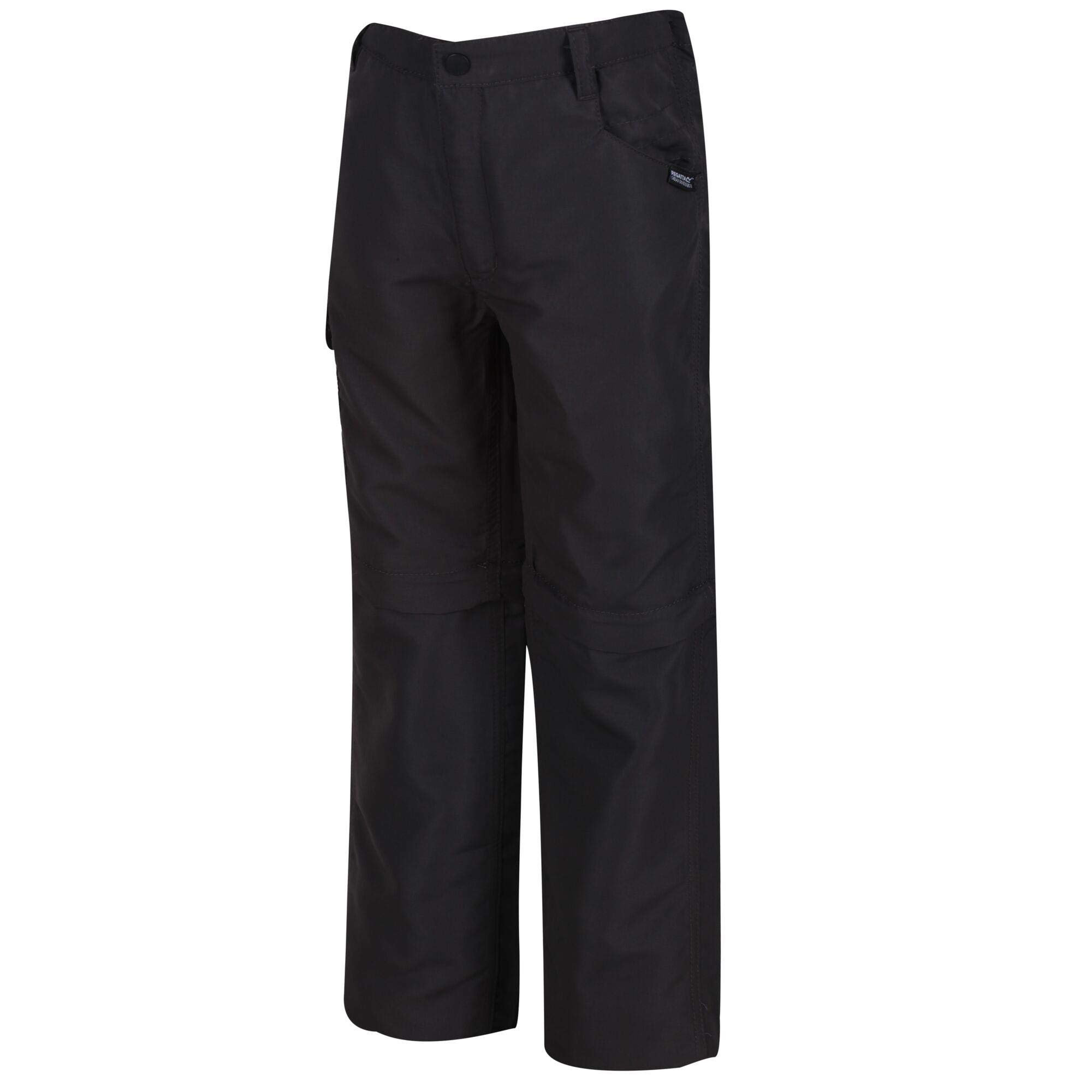 Regatta Kids Sorcer II Zip-Off Convertible Pants - Waterproof Hiking & Outdoor Adventure Pants for Boys & Girls