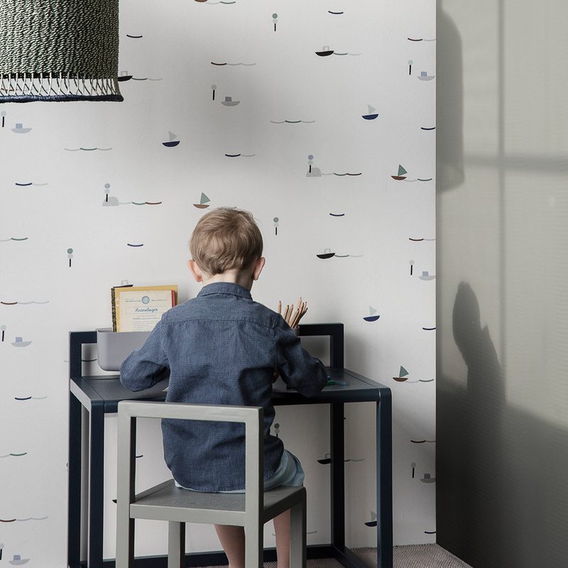 FERM Living Little Architect Pocket Grey - Large Storage Organizer for Kids' Toys, Books & School Supplies | Perfect for Playrooms, Bedrooms & Classrooms