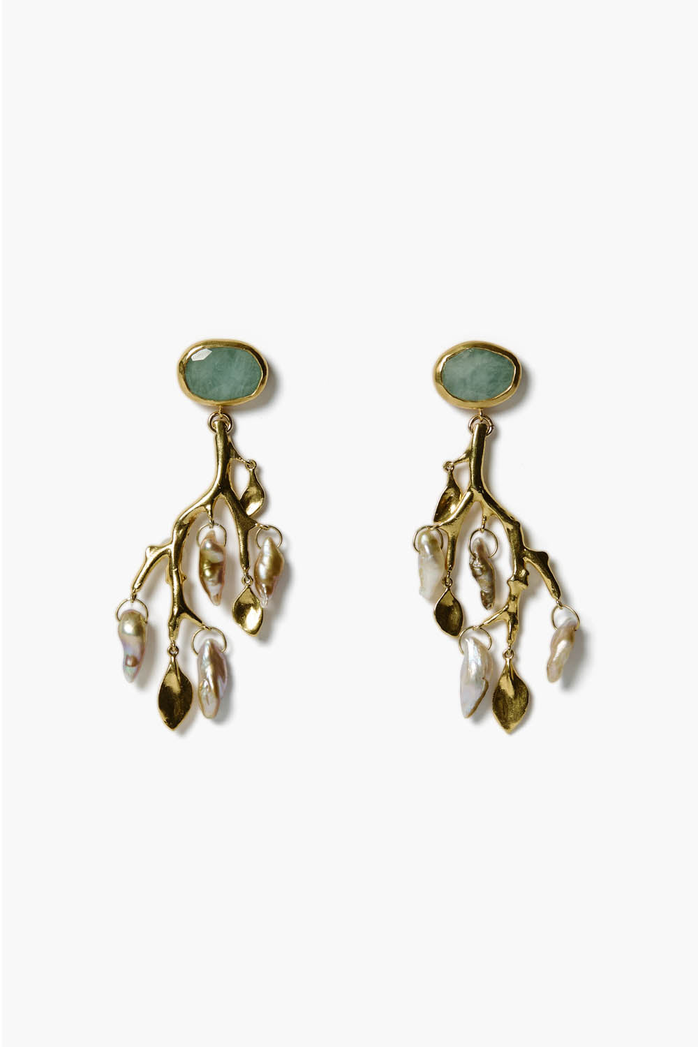 Elegant Pearl Branch Earrings for Women - Dainty Floral Pearl Drop Earrings for Wedding, Party & Everyday Wear