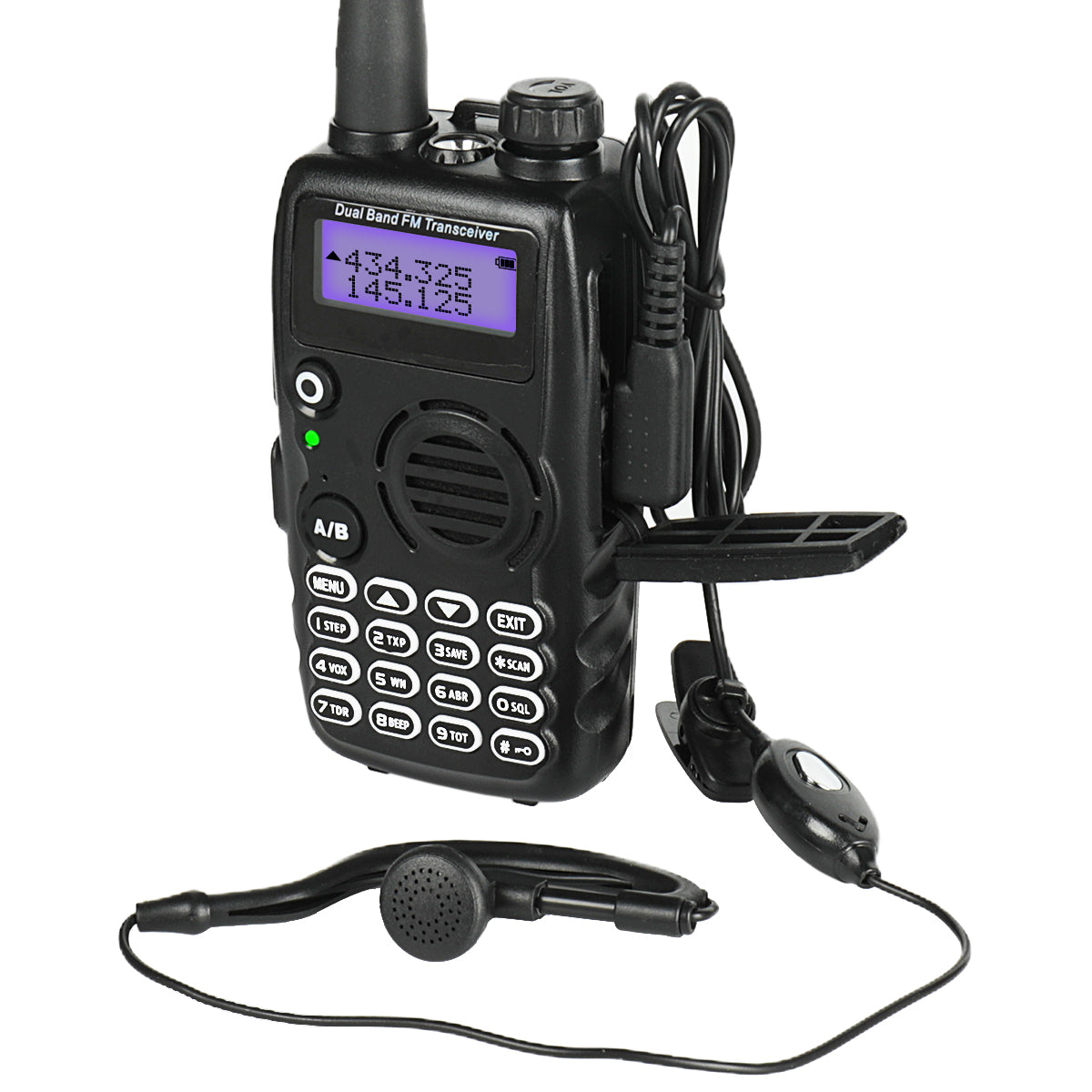 Radioddity GA 5S 5-Pack Dual Band Walkie Talkies - 7W/5W/1W Power, FM Radio & VFO Function - Ideal for Outdoor Adventures, Construction Sites, and Emergency Communication