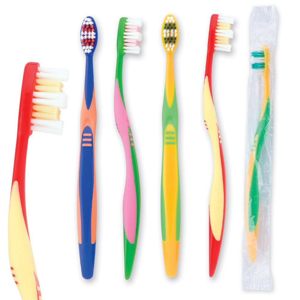 SmileCare Pre-Teen Toothbrushes (Ages 6-12) - 144 Pack Bulk Supply - Soft Bristles for Gentle Cleaning - Perfect for Schools, Dental Offices & Family Use
