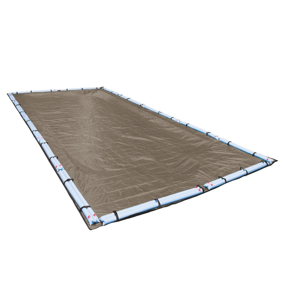 **Pool Mate 431632R-PM Extreme-Mesh Winter In-Ground Pool Cover, 16 x 32 ft, Heavy-Duty 5-Year Warranty, Taupe – Perfect for Winter Protection & Debris Prevention**    **Use Cases:** Ideal for safeguarding in-ground pools during winter, preventing leaves and debris, and extending pool lifespan.