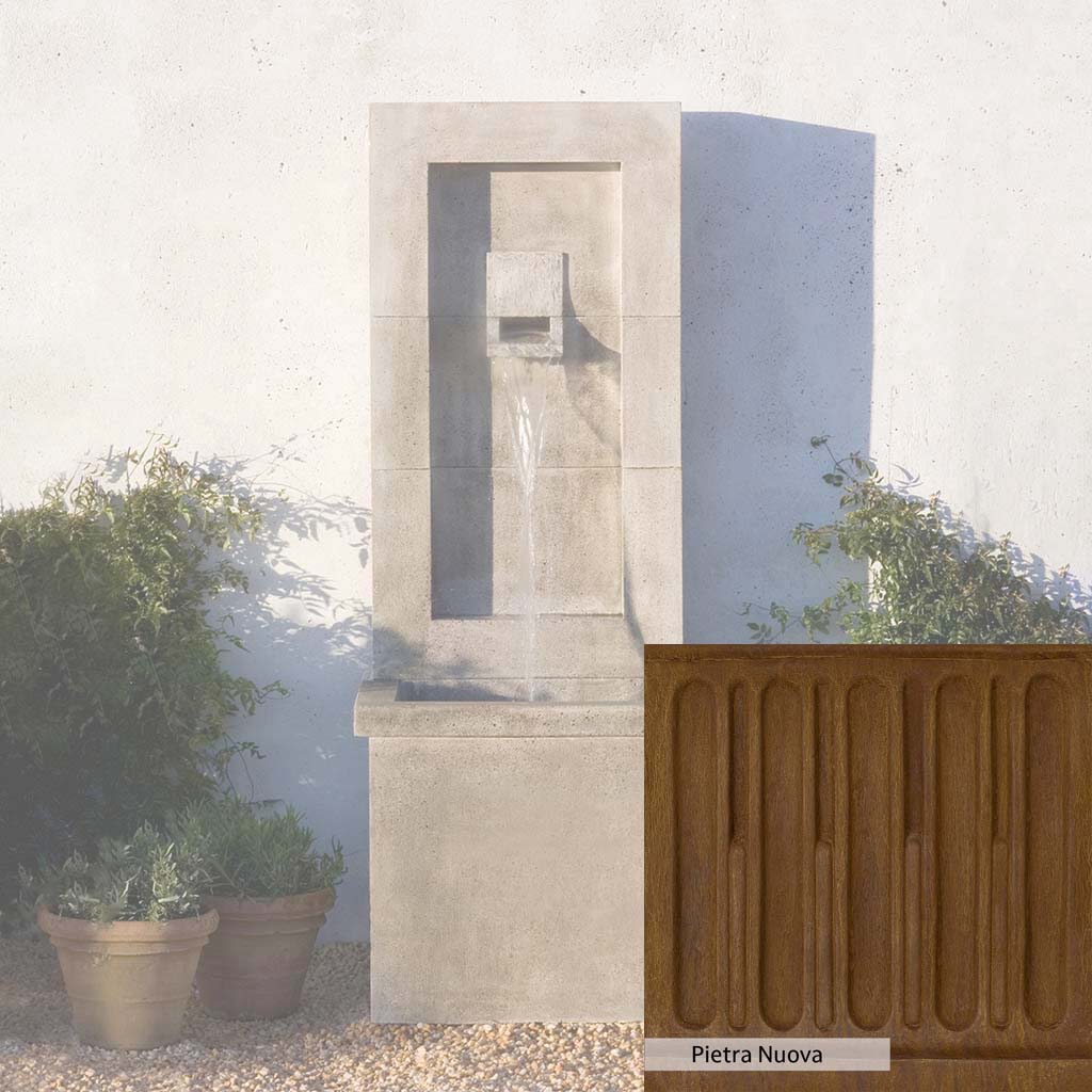 Campania International Moderne Outdoor Fountain - Elegant Garden Water Feature for Patio, Yard & Landscape Decor