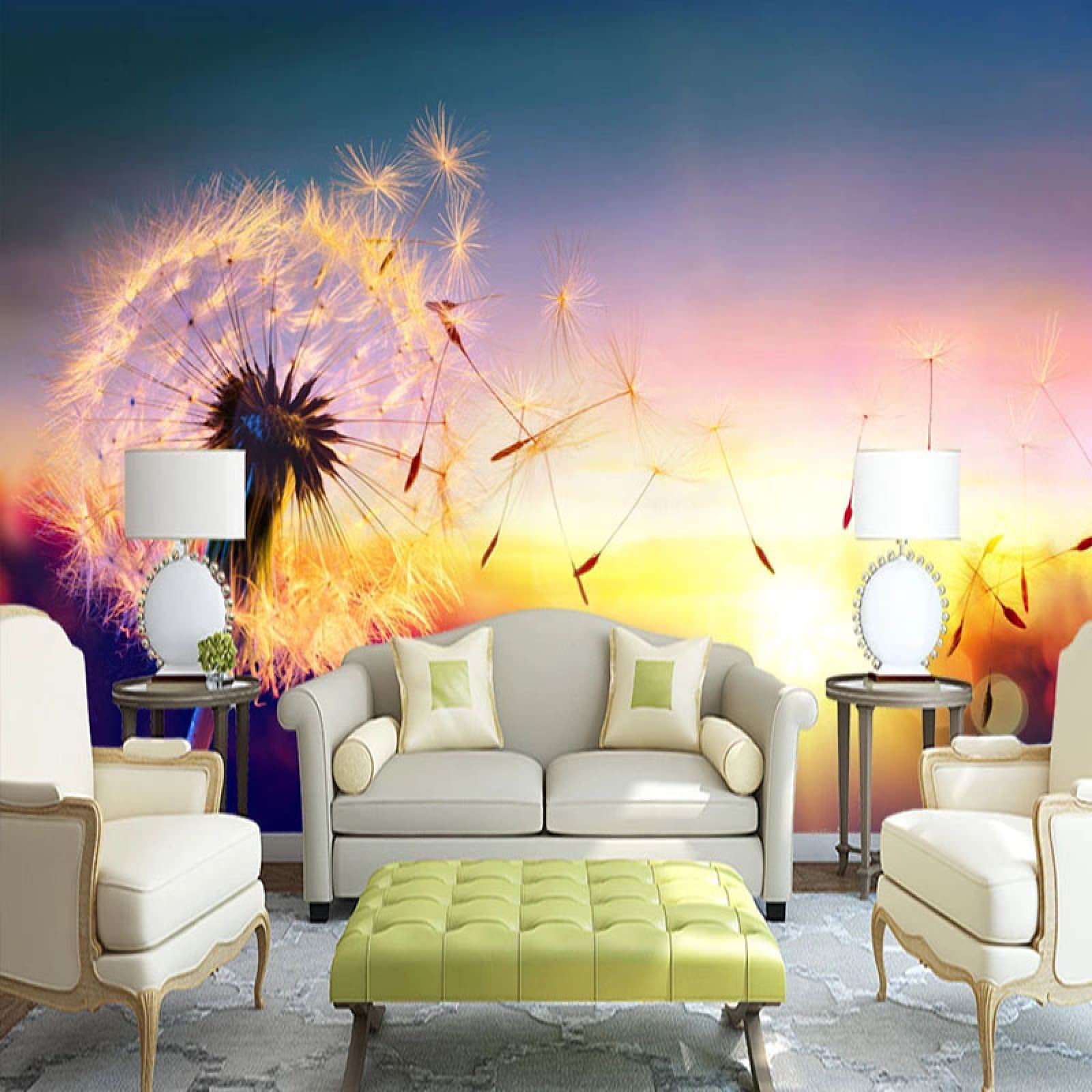 A Sunset to Remember: Transforming Spaces with 3D Wallpaper