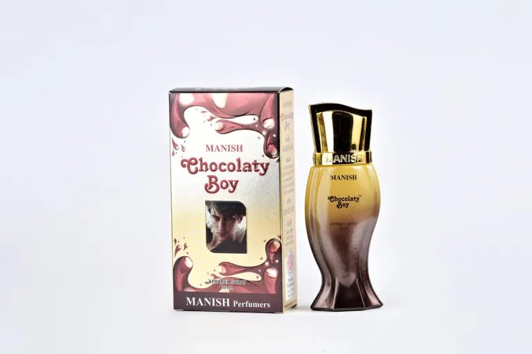 Manish Chocolaty Perfume for Women & Men - 50ml Eau de Parfum - Rich Brown & Gold Luxury Fragrance - Romantic Date Night & Special Occasion Scent