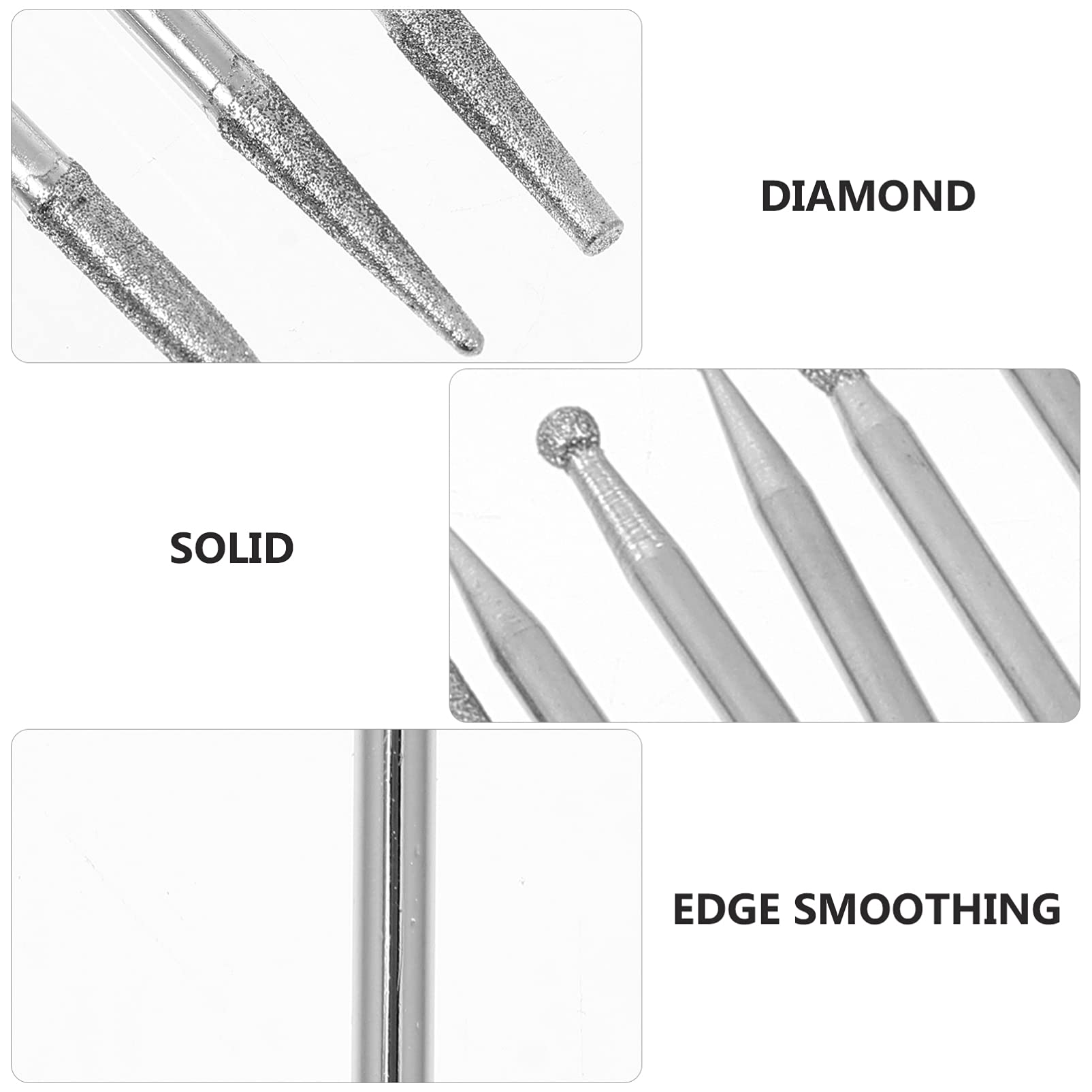 30PCS Professional Nail Drill Bits Set - Diamond Sanding & Manicure Files for Electric Nail Drill Tools | Fine Grit Nail Art Accessories for Salon & Home Use | Perfect for Acrylic, Gel & Natural Nails