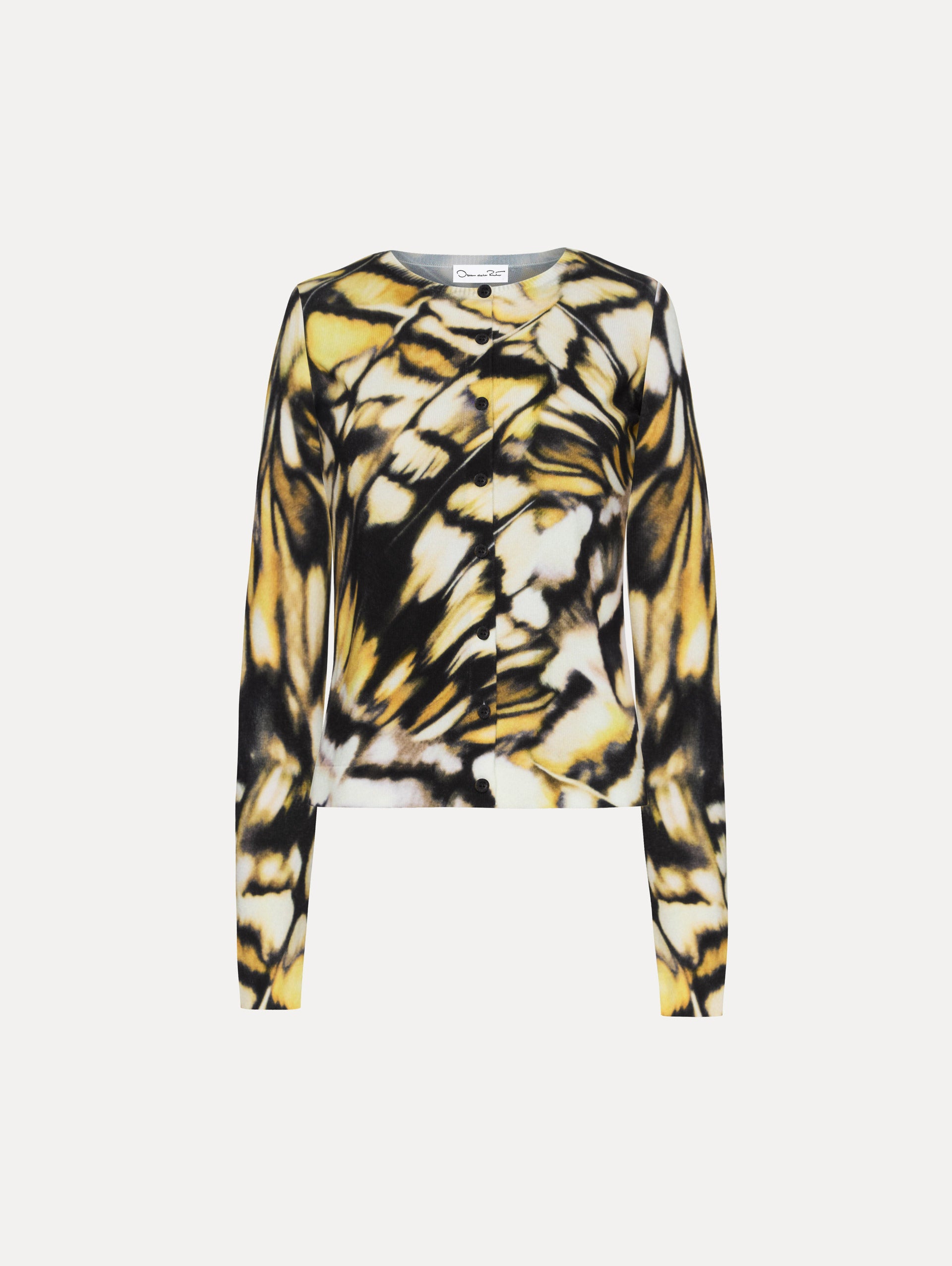 Abstract Butterfly Printed Cardigan for Women - Lightweight Open Front Knit Sweater - Boho Chic Loungewear for Spring & Summer Evenings