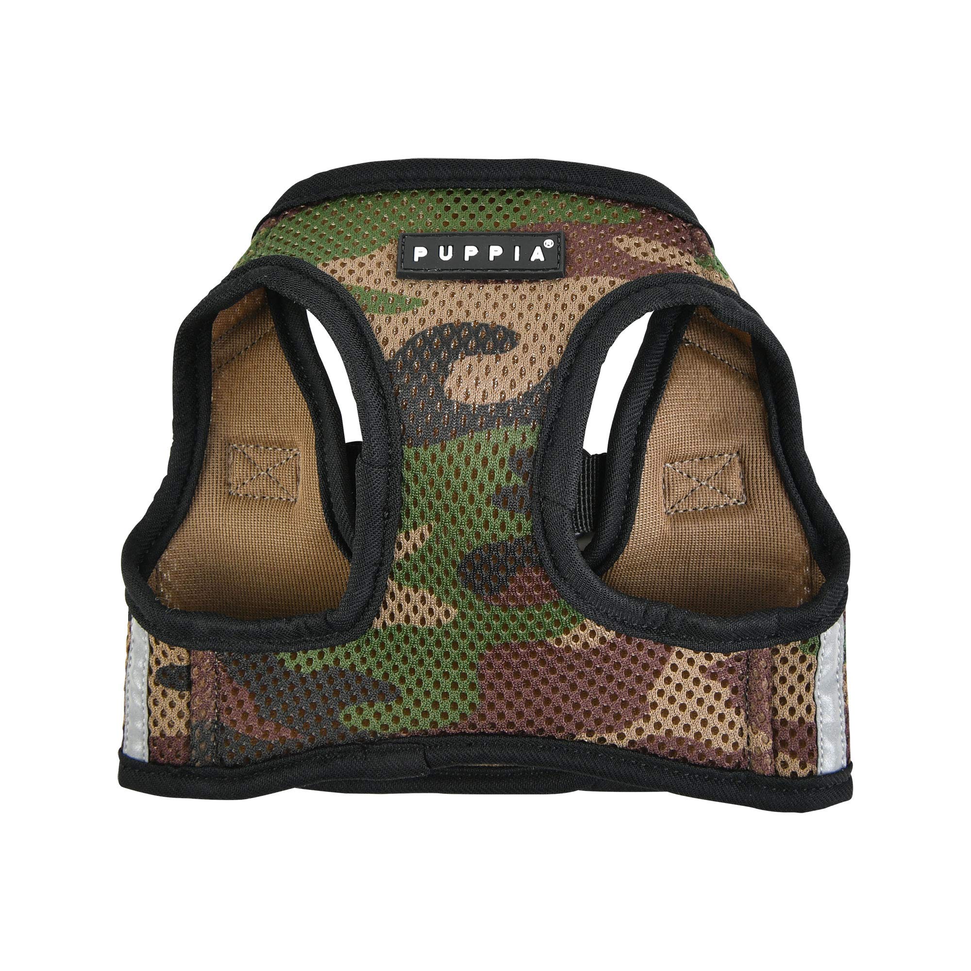 Puppia Soft Vest Harness Pro - Camo Small - Adjustable Dog Harness for Small Dogs - Perfect for Walking, Hiking & Outdoor Adventures
