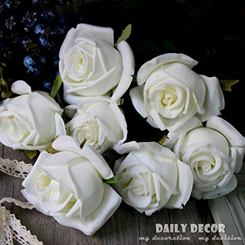 10pcs Real Touch PU Rose Artificial Flowers - Lifelike Faux Roses for Home Decor, Wedding Centerpieces, and DIY Crafts (Red)