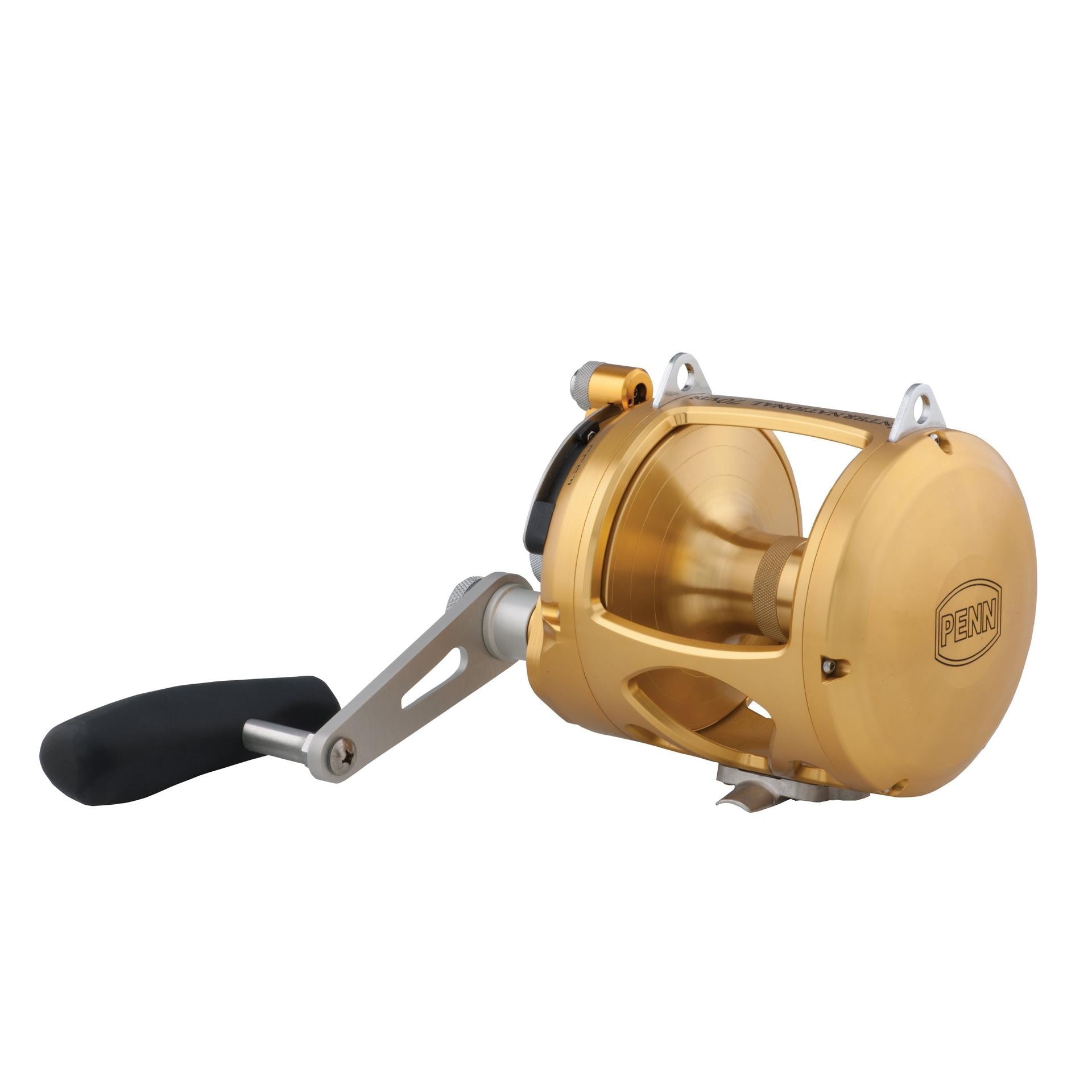 International® VIS Two Speed Conventional Fishing Reel - Saltwater & Freshwater Angling Gear for Offshore & Inshore Fishing