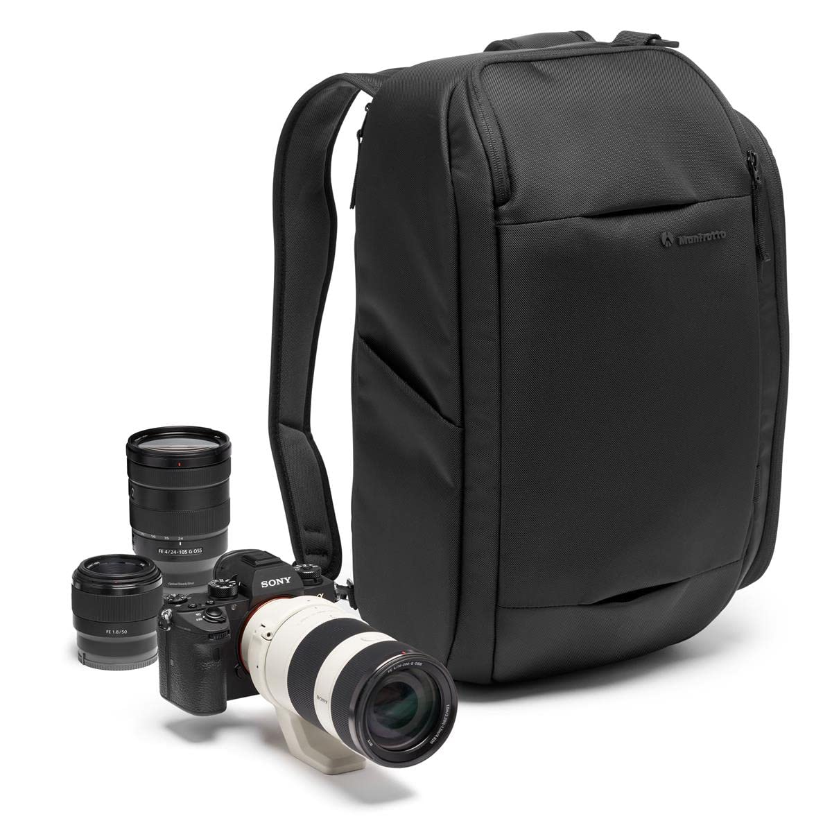 Manfrotto Advanced Hybrid III Professional Camera Backpack for Mirrorless Cameras & Laptops - Convertible Shoulder Bag with Tripod Mount & Removable Unit | Perfect for Travel, Photography & Outdoor Adventures