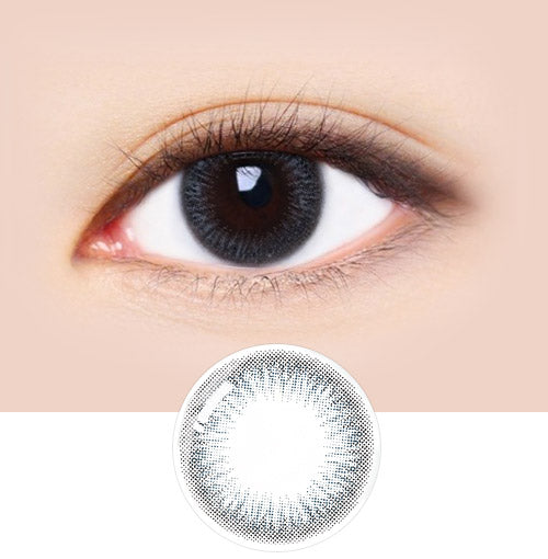 Clalen Iris Blue Moon Colored Contact Lenses (2Pcs) - Trial Lens for Natural Eye Color Enhancement | Perfect for Cosplay, Halloween & Daily Wear