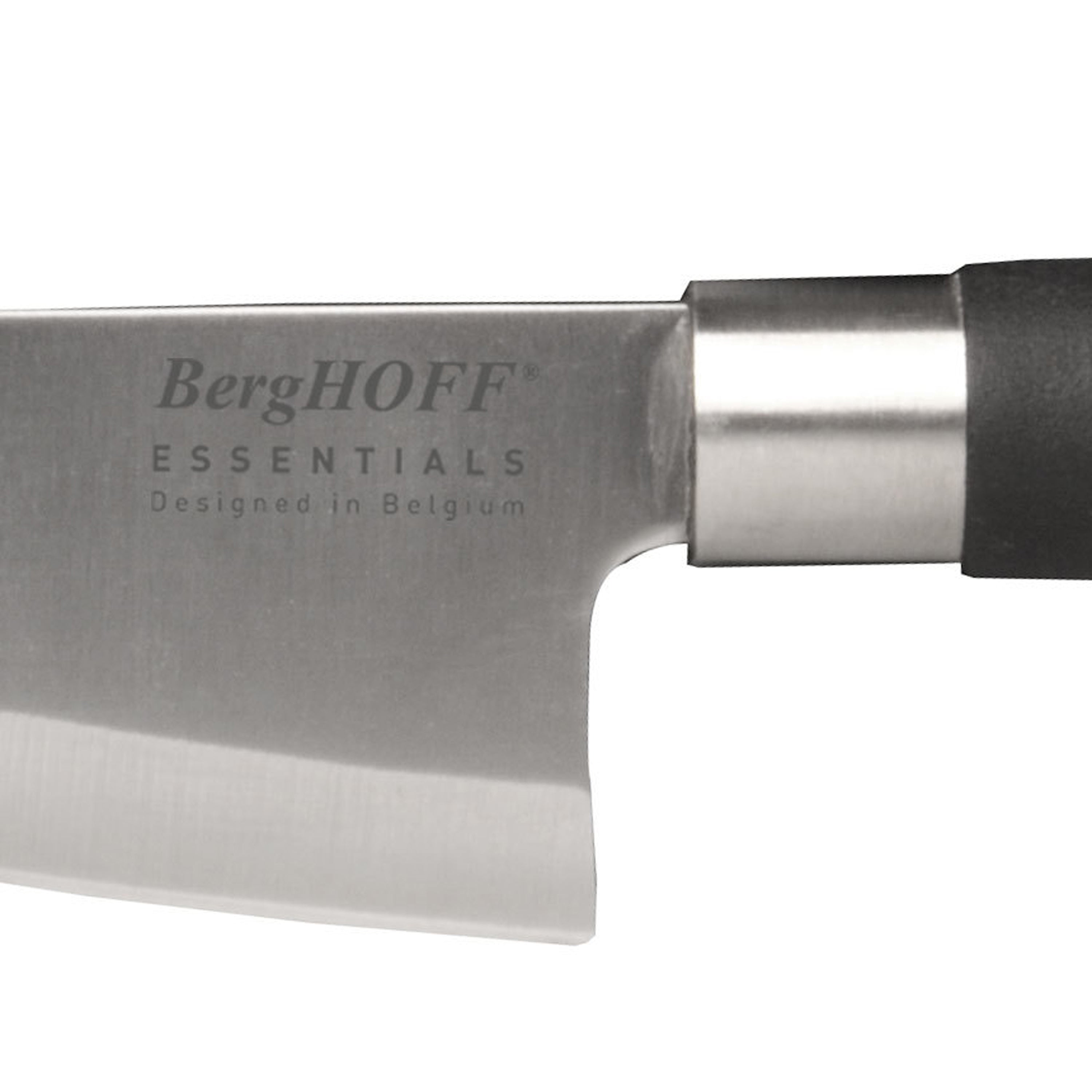BergHOFF Essentials 5-Piece Stainless Steel Cutlery Set - Knife, Fork & Spoon for Dining, Kitchen & Travel | Durable & Elegant Flatware for Home, Restaurant & Outdoor Use