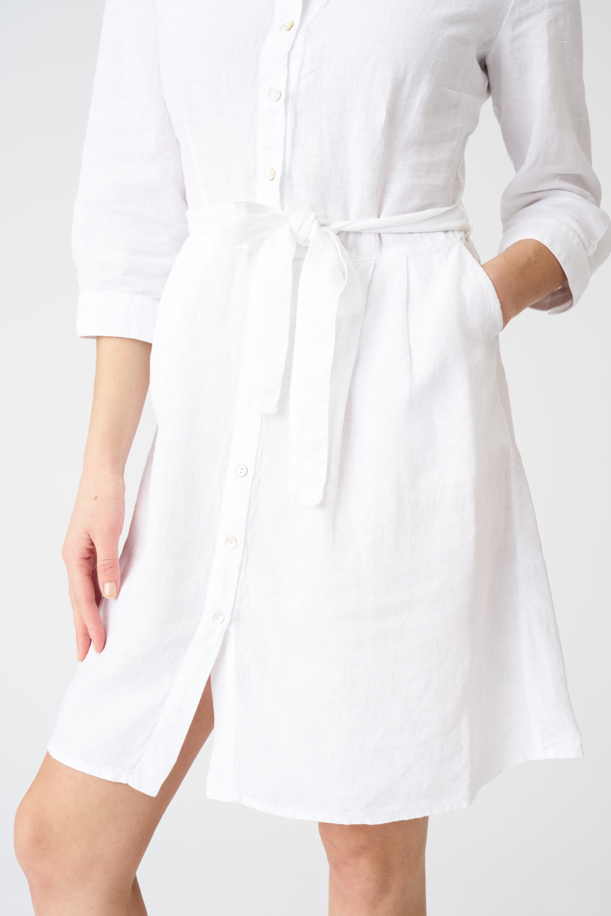 Women's Stylish Shirt Dress with Adjustable Belt - Casual & Office Wear for Spring & Summer